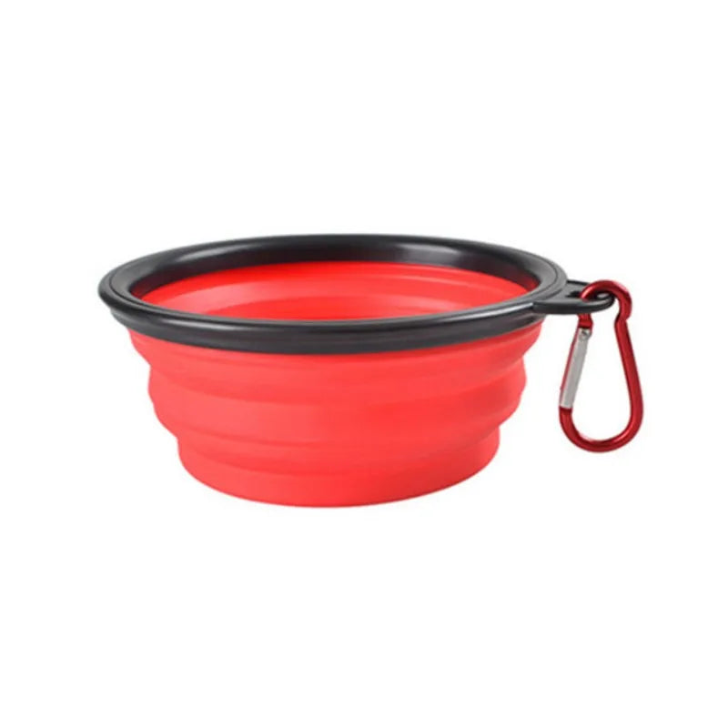 Portable Collapsible Pet Food Bowl – Durable Silicone Travel Bowl for Dogs & Cats, Outdoor Food & Water Feeder