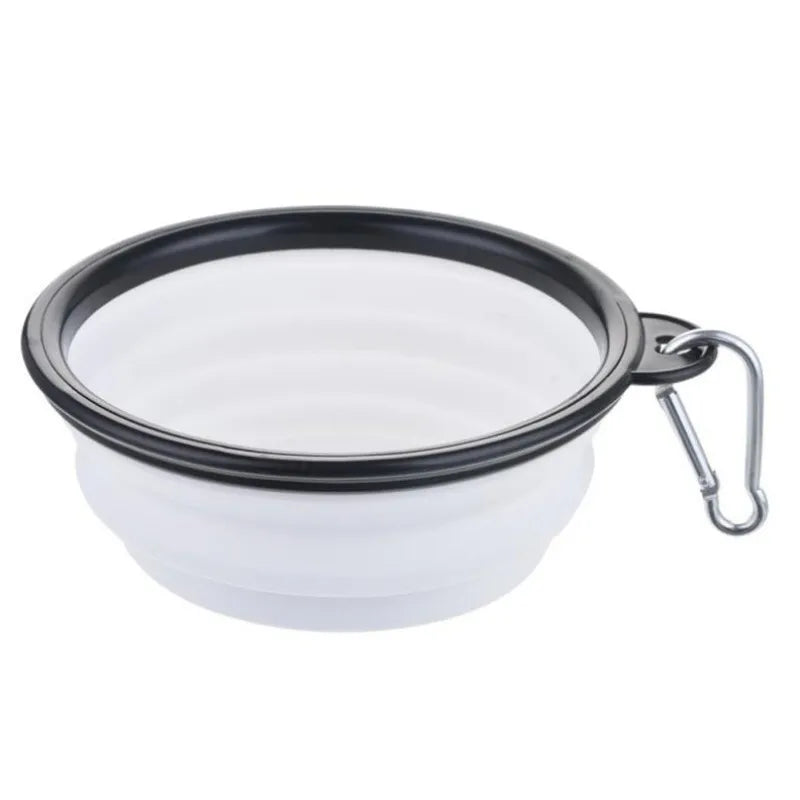 Portable Collapsible Pet Food Bowl – Durable Silicone Travel Bowl for Dogs & Cats, Outdoor Food & Water Feeder