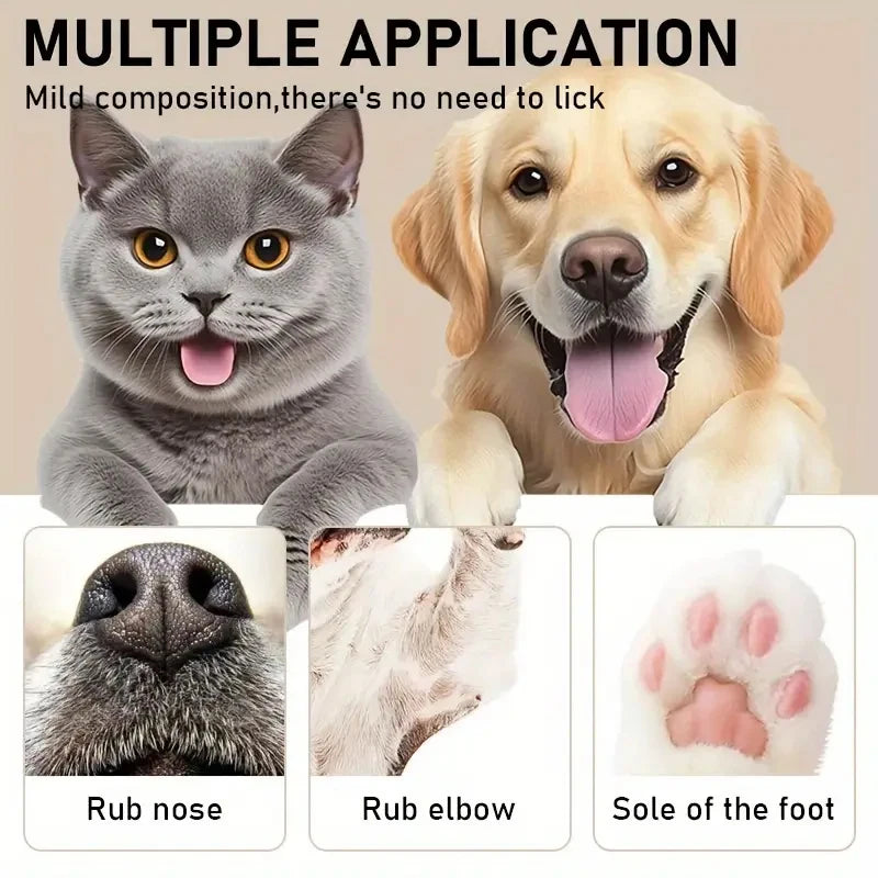 45g Dog Nose & Paw Balm – Moisturizing Paw Protector Cream for Dry, Cracked Paws and Noses